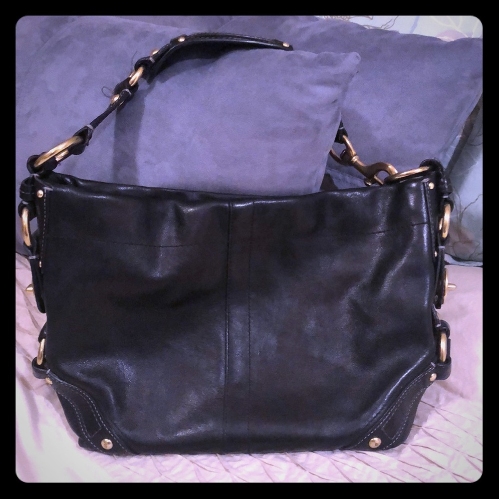 Large Leather Coach Bag